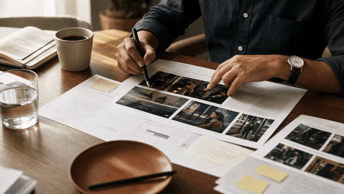 Human review methodology on a warm private desk