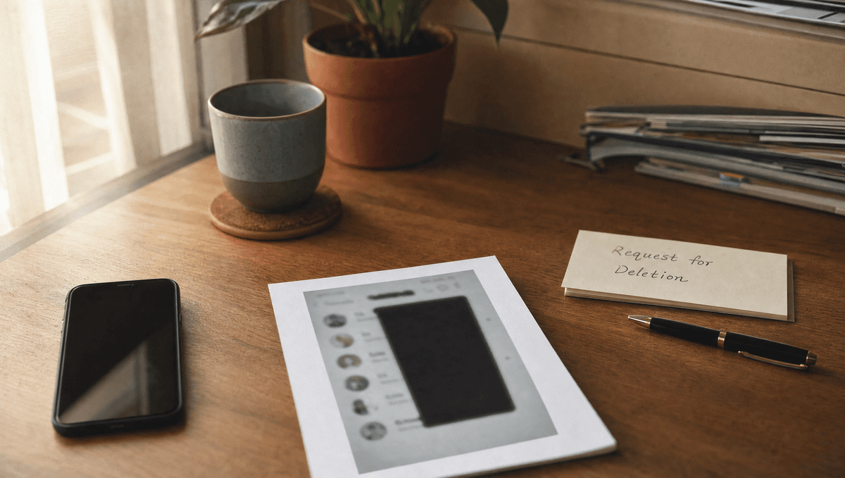 Privacy controls for profile review uploads